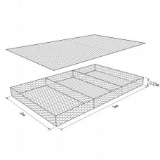 Габион ГСИ-М-3,0х2,0х0,23-С80-2,7/3,7-ЦАММП в Майкоп